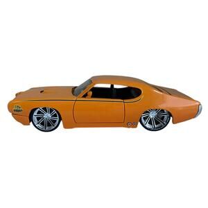 Bigtime Muscle Pontiac GTO “The Judge” Diecast Car Orange Custom Jada 1:24